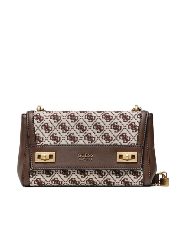 Guess Guess Дамска чанта Katey (JA) HWJA78 70190 Кафяв