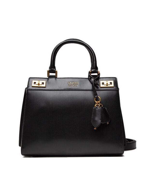 Guess Guess Дамска чанта Katey Luxury Satchel HWVB78 70260 Черен