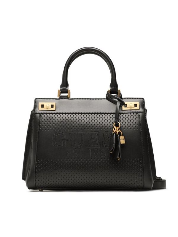 Guess Guess Дамска чанта Katey Perf (WH) HWWH87 69260 Черен