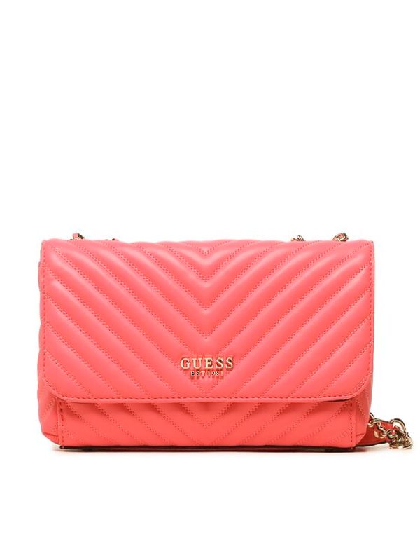 Guess Guess Дамска чанта Keillach (QG) HWQG86 90210 Коралов