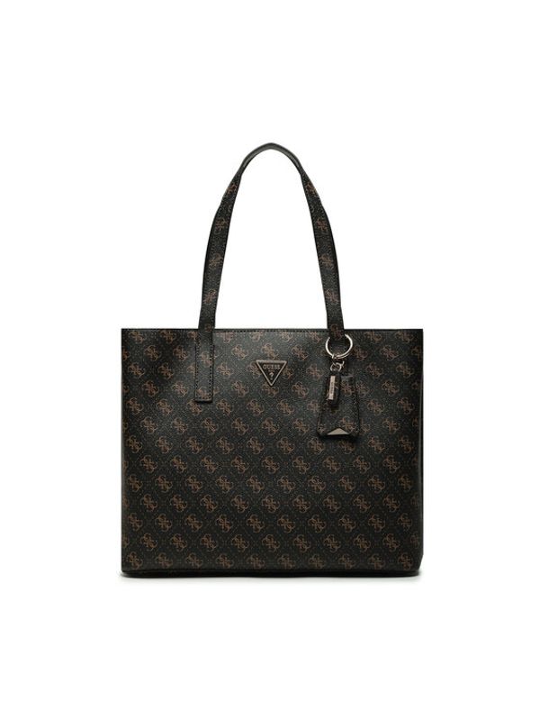 Guess Guess Дамска чанта Meridian (QG) HWQG87 78230 Кафяв