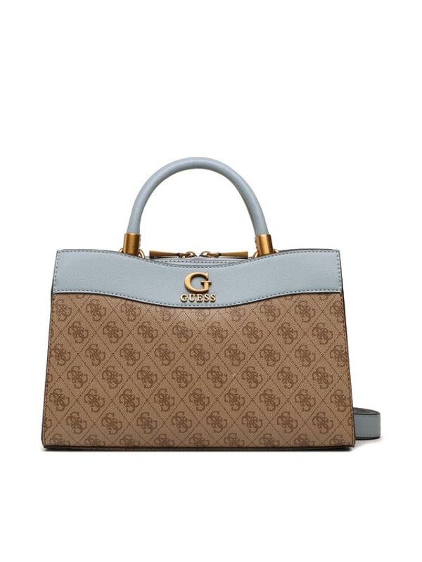 Guess Guess Дамска чанта Nell Logo (SB) HWSB87 35060 Кафяв