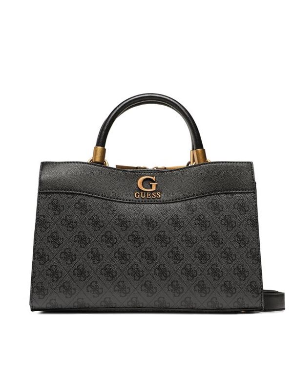 Guess Guess Дамска чанта Nell Logo (Sb) HWSB87 35060 Сив