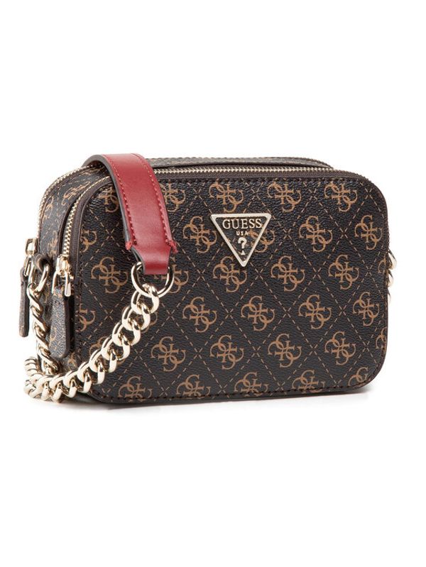 Guess Guess Дамска чанта Noelle HWQL78 79140 Кафяв