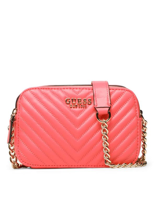 Guess Guess Дамска чанта Noelle (QG) HWQG78 79140 Коралов