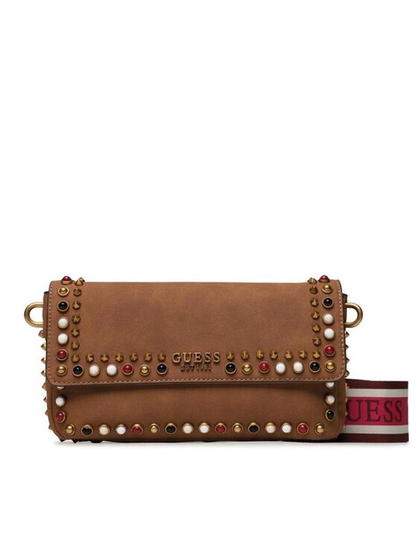 Guess Guess Дамска чанта Radar (EB) HWEB87 79200 Кафяв