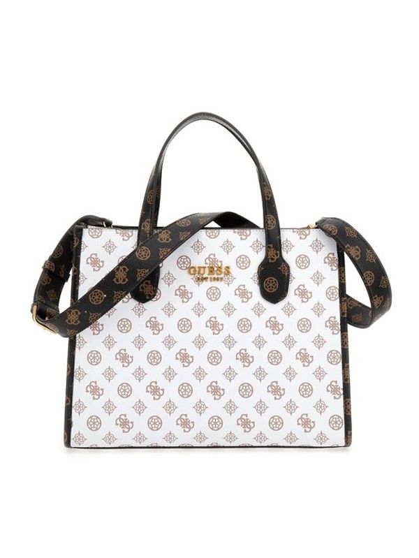 Guess Guess Дамска чанта Silvana (PA) HWPA86 65220 Бял