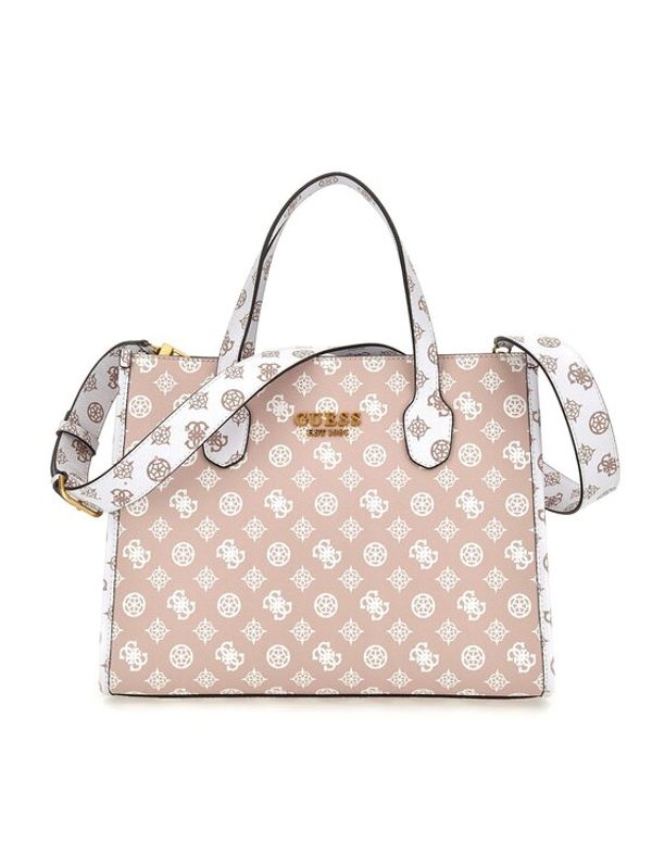 Guess Guess Дамска чанта Silvana (PA) HWPA86 65220 Розов