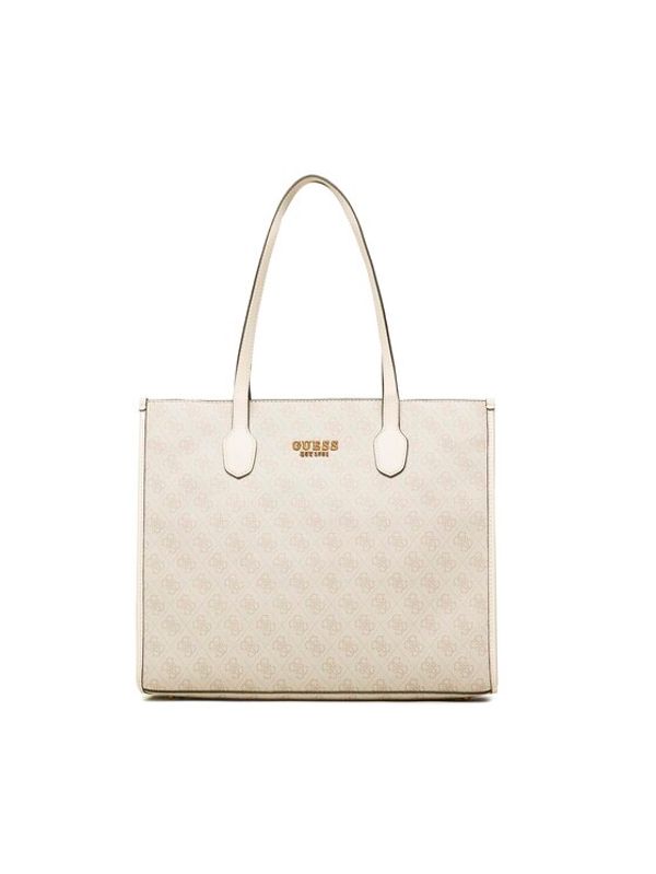 Guess Guess Дамска чанта Silvana (SB) HWSB86 65240 Кафяв