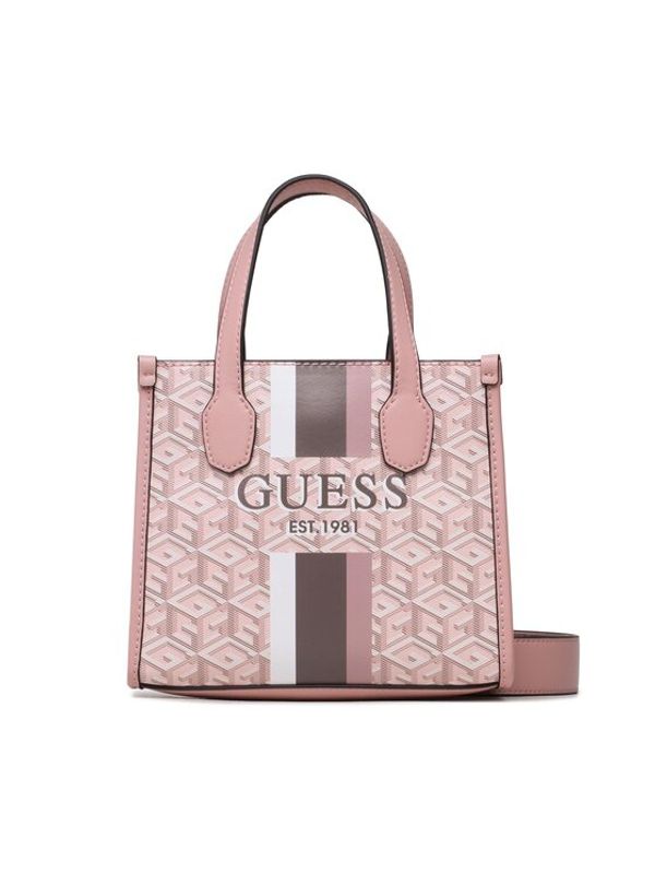 Guess Guess Дамска чанта Silvana (SC) Mini Bags HWSC86 65770 Розов