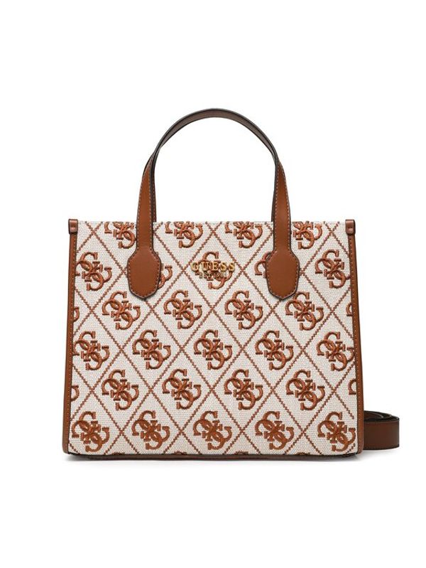 Guess Guess Дамска чанта Silvana (SE) HWSE86 65220 Бежов