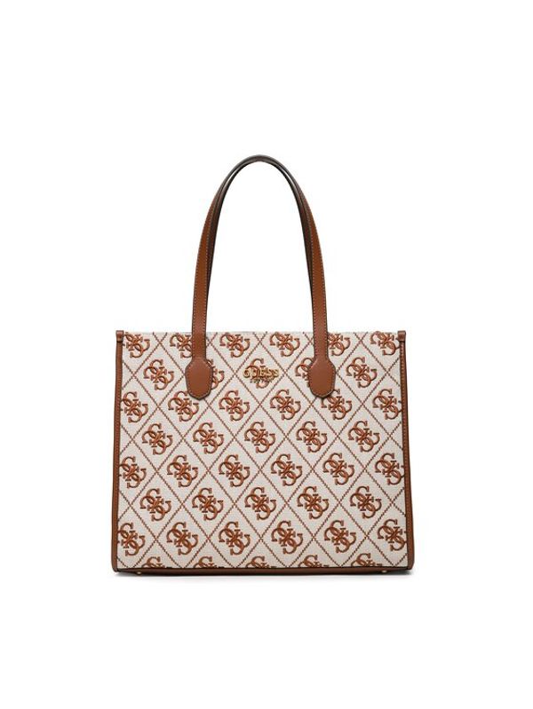 Guess Guess Дамска чанта Silvana (SE) HWSE86 65240 Бежов