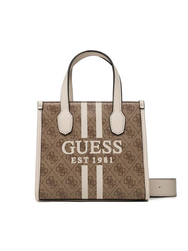 Guess Guess Дамска чанта Silvana (SS) Mini Bags HWSS86 65770 Кафяв