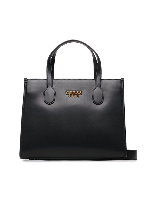 Guess Guess Дамска чанта Silvana (VB) HWVB86 65220 Черен