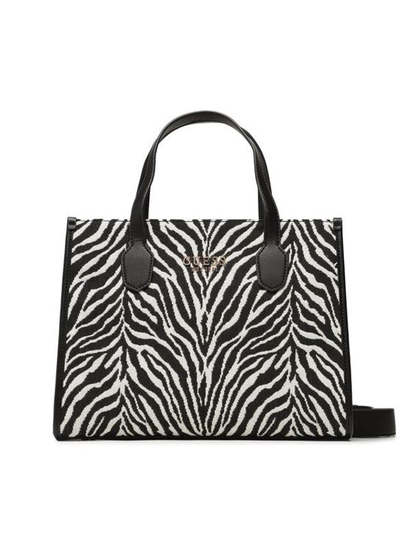 Guess Guess Дамска чанта Silvana (ZG) HWZG86 65220 Черен