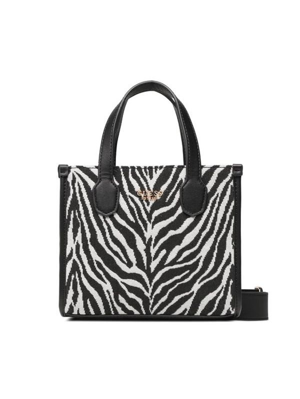 Guess Guess Дамска чанта Silvana (ZG) Mini Bags HWZG86 65770 Черен