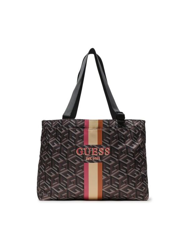 Guess Guess Дамска чанта V3YZ06 WFMM0 Кафяв