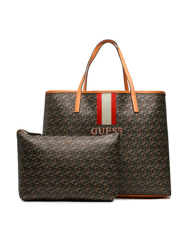 Guess Guess Дамска чанта Vikky (SV) HWSV69 95270 Черен