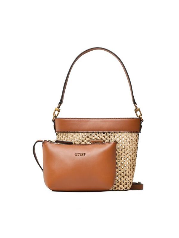 Guess Guess Дамска чанта Vikky (WI) HWWI69 95040 Бежов