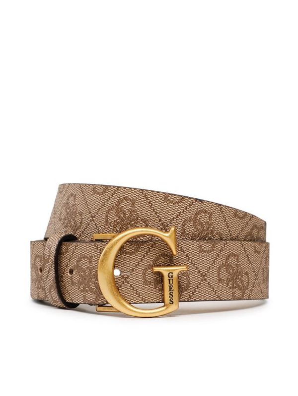 Guess Guess Дамски колан Ginevra Logo Belts BW7742 VIN30 Кафяв