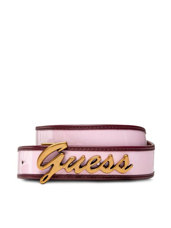 Guess Guess Дамски колан Magali Belt W3RZ03 WF7Q0 Розов