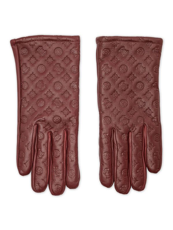 Guess Guess Дамски ръкавици AW9102 LEA02 Бордо