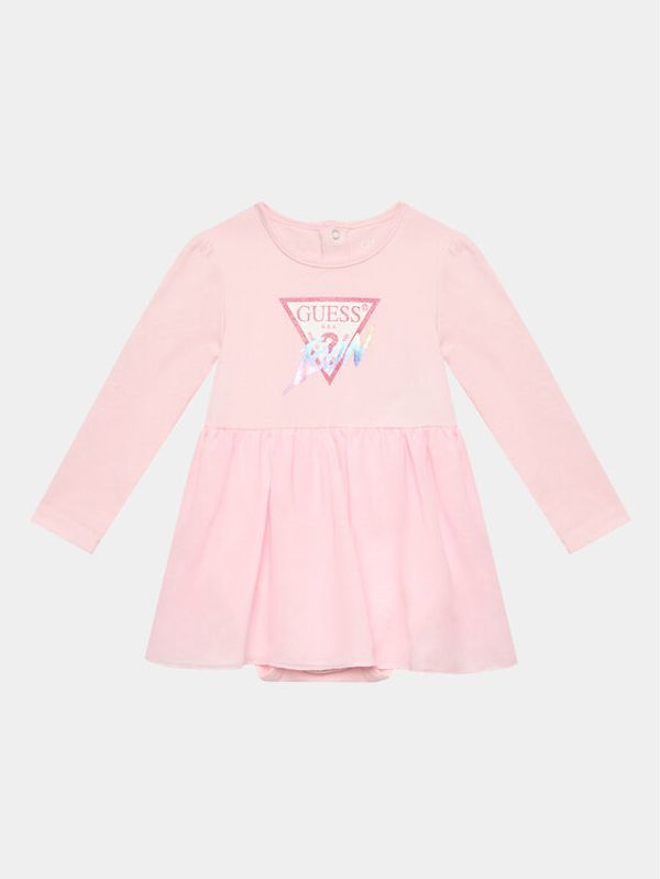 Guess Guess Детско боди S3YG02 J1314 Розов Regular Fit