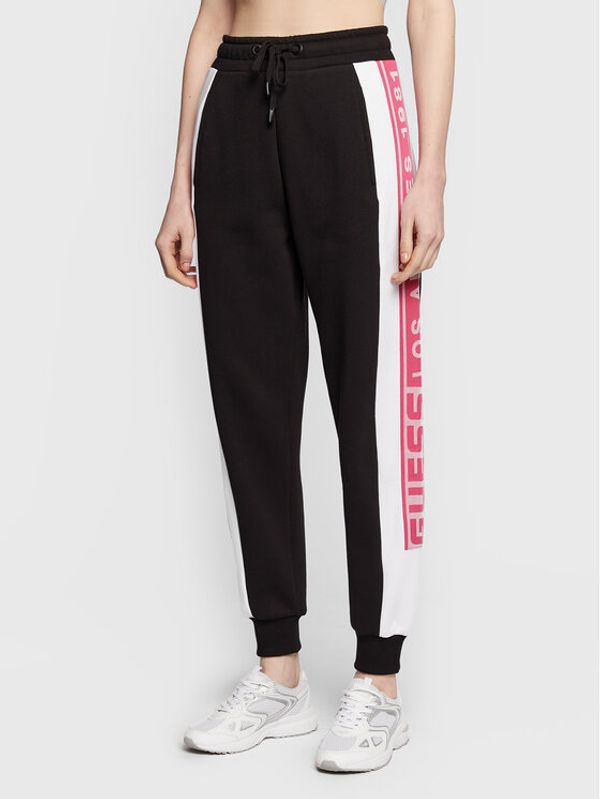 Guess Guess Долнище анцуг Adrianna V3RB03 KBGQ2 Черен Regular Fit