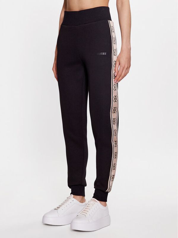 Guess Guess Долнище анцуг Britney V2YB15 KB3P2 Черен Regular Fit