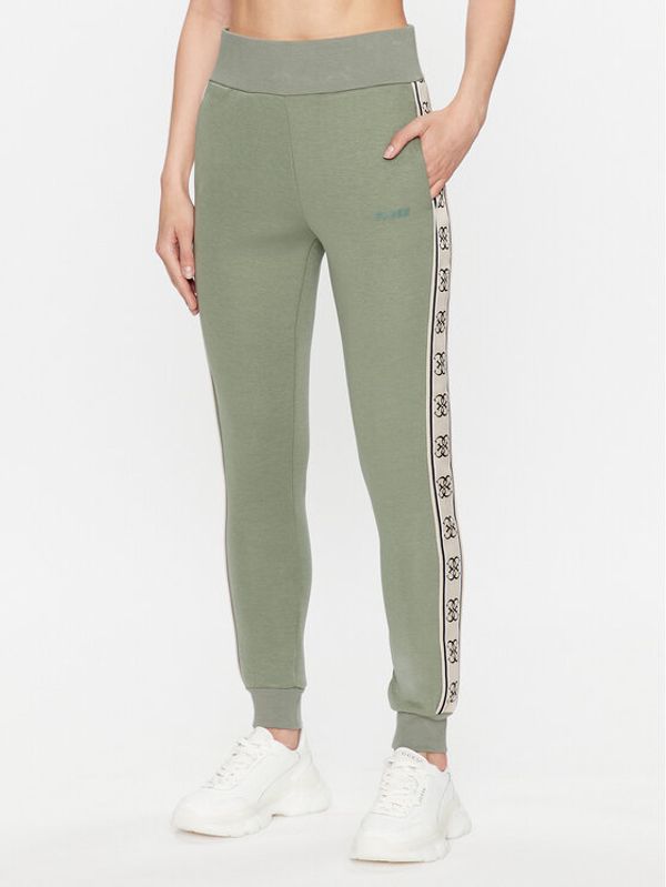 Guess Guess Долнище анцуг Britney V2YB15 KB3P2 Зелен Regular Fit