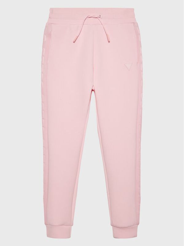 Guess Guess Долнище анцуг J2YQ24 FL03S Розов Relaxed Fit