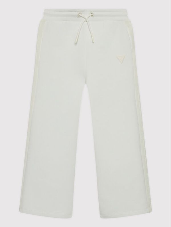 Guess Guess Долнище анцуг J2YQ26 FL03S Бял Regular Fit