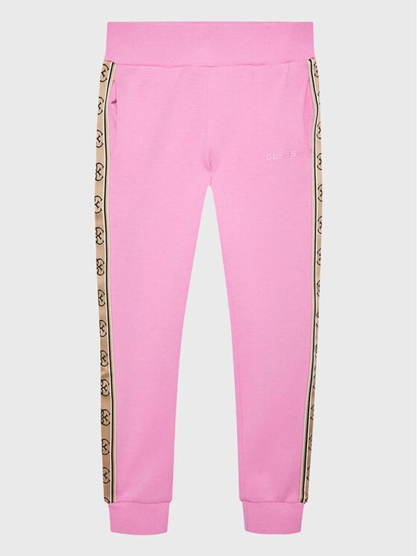 Guess Guess Долнище анцуг J2YQ27 KA3P1 Розов Regular Fit