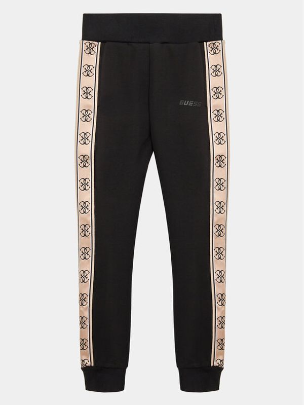 Guess Guess Долнище анцуг J2YQ27 KB3P2 Черен Relaxed Fit