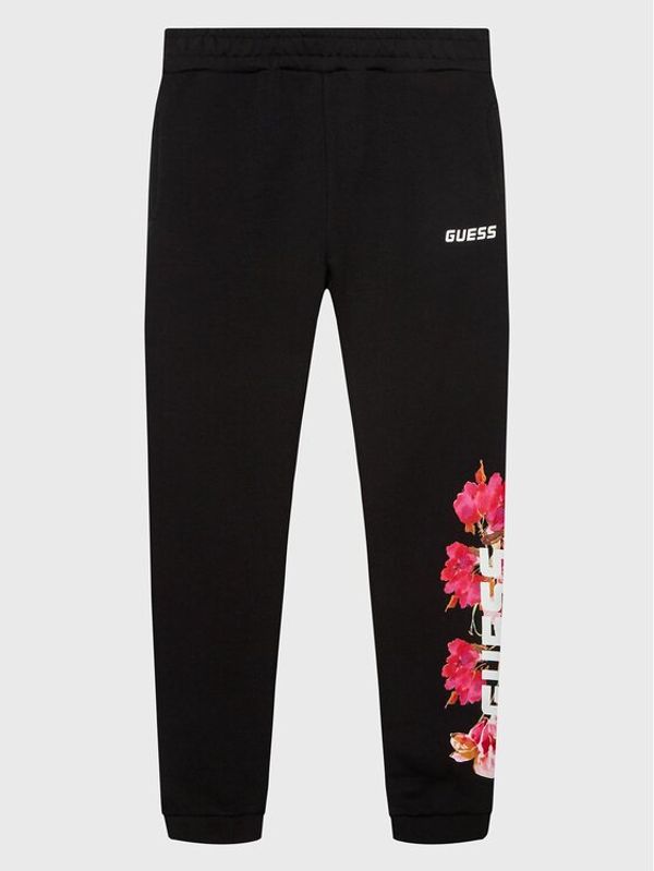 Guess Guess Долнище анцуг J3RQ14 K68I3 Черен Regular Fit