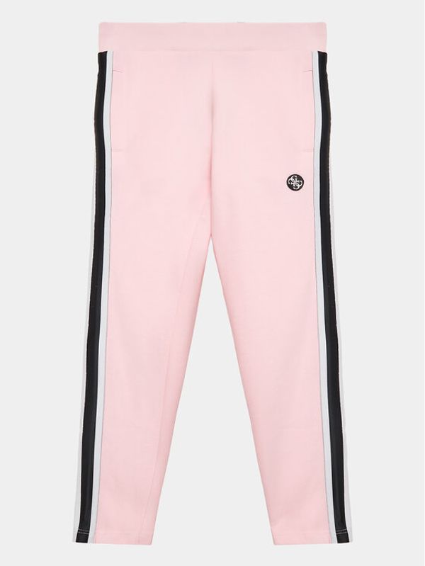 Guess Guess Долнище анцуг J3YQ13 KA6R3 Розов Relaxed Fit