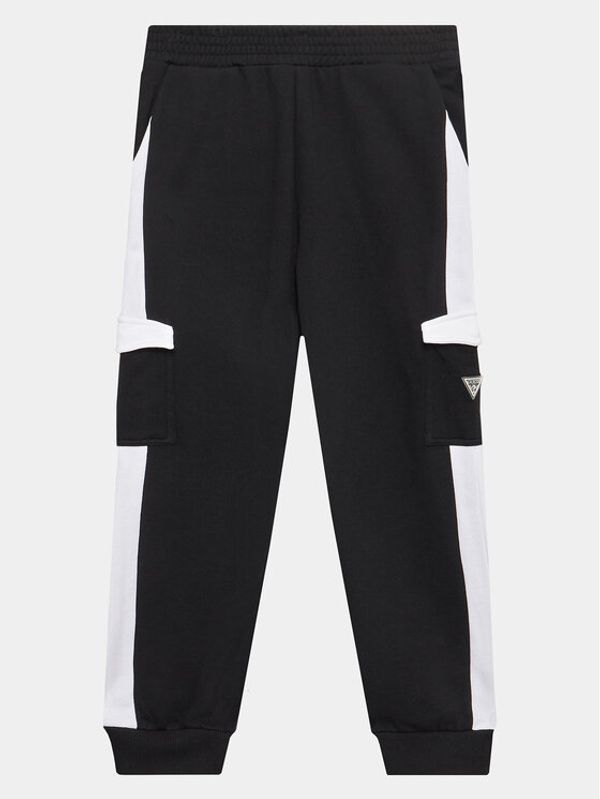 Guess Guess Долнище анцуг L3YQ12 KA6R3 Черен Relaxed Fit