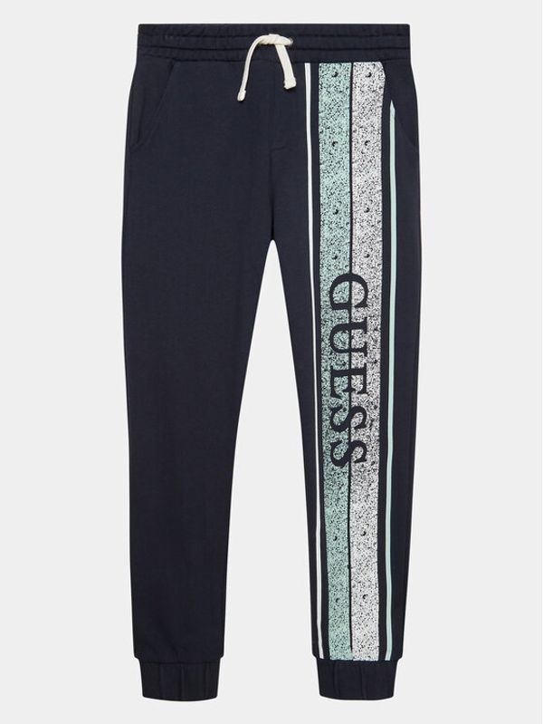 Guess Guess Долнище анцуг L3YQ36 KA6R4 Син Regular Fit