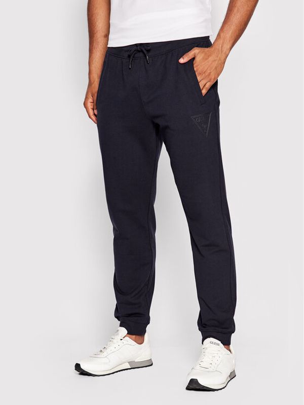 Guess Guess Долнище анцуг M2YB37 K6ZS1 Тъмносин Slim Fit