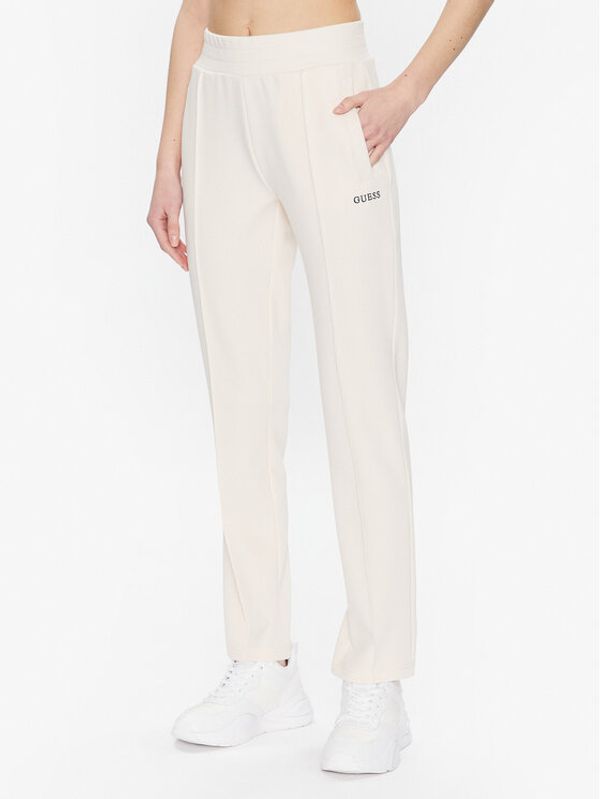 Guess Guess Долнище анцуг Signature V3GB00 KBO62 Розов Regular Fit