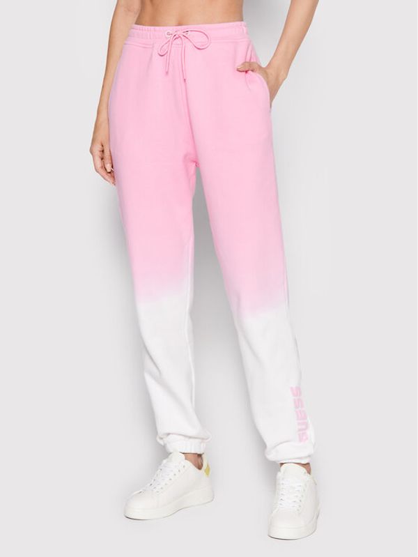 Guess Guess Долнище анцуг V2YB02 FL04Z Розов Regular Fit