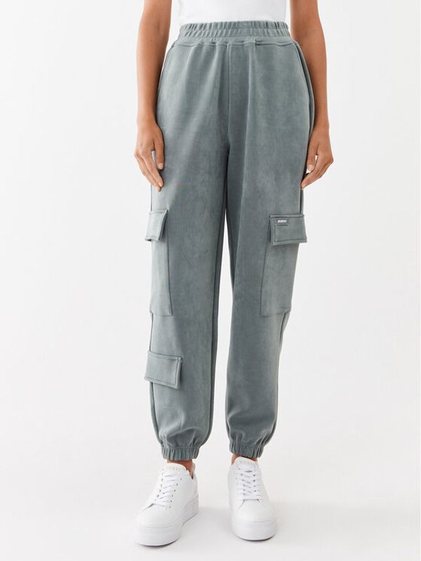 Guess Guess Долнище анцуг V3YB05 KBC00 Сив Regular Fit