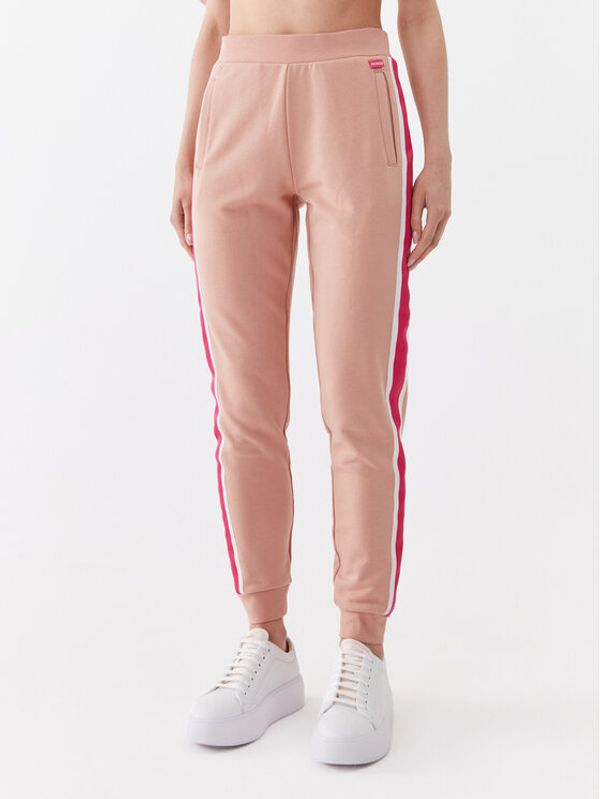 Guess Guess Долнище анцуг V3YB20 aKBV71 Кафяв Regular Fit