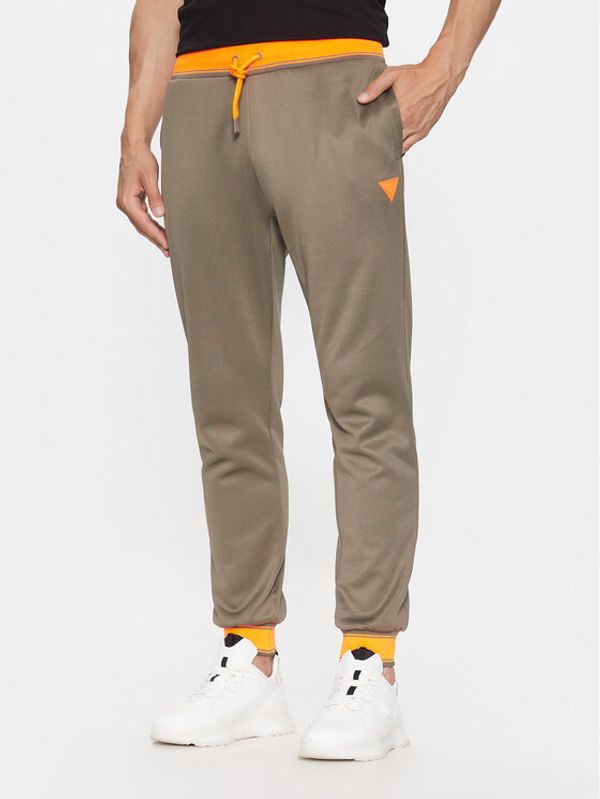 Guess Guess Долнище анцуг Z3YB05 FL04Q Зелен Regular Fit