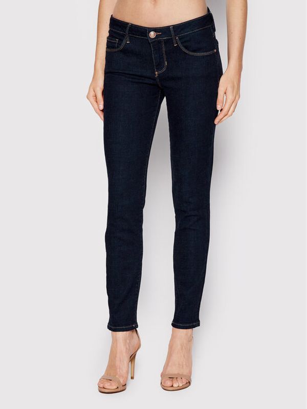 Guess Guess Дънки Annette W2YA99 D4H14 Тъмносин Skinny Fit