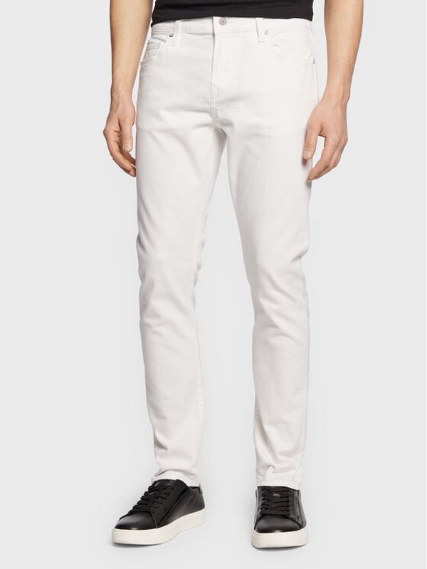 Guess Guess Дънки Chris M3GA27 D4Z91 Бял Skinny Fit