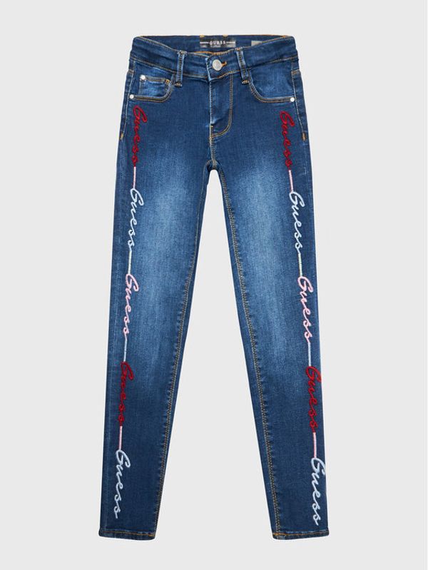 Guess Guess Дънки J3RA16 D4MA0 Тъмносин Skinny Fit