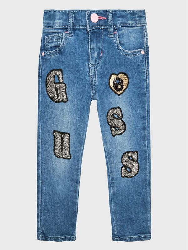 Guess Guess Дънки K3RA05 D4CA0 Син Slim Fit