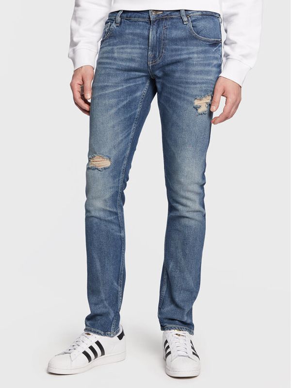 Guess Guess Дънки Miami M3RAN1 D4WB5 Тъмносин Skinny Fit