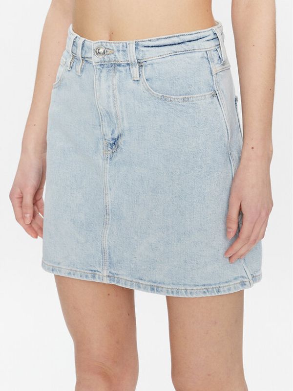 Guess Guess Дънкова пола Carla W3RD20 D4WB1 Син Regular Fit